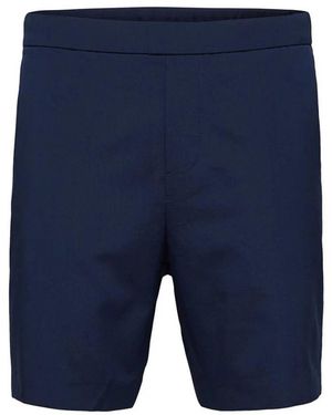 SELECTED Casual Shorts - Blauw