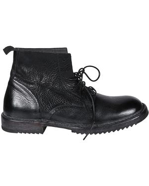 Moma Lace-Up Boots - Noir
