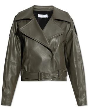 IRO Leather Jackets - Green