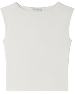 Patrizia Pepe Sleeveless Tops - White