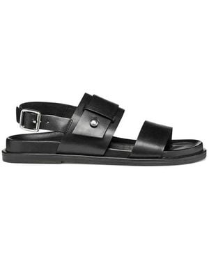 Geox Flat Sandals - Negro