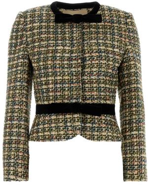 Valentino Garavani Tweed Jackets - Green