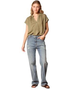 Mason's Straight Jeans - Bleu
