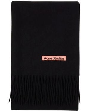 Acne Studios Winter Scarves - Negro