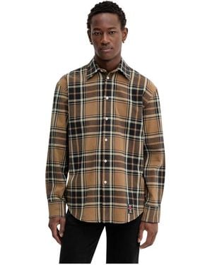 MSGM Casual Shirts - Marrone