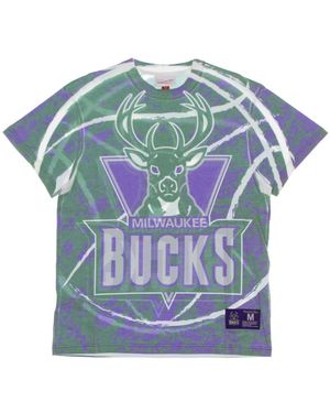 Mitchell & Ness T-Shirts - Blue