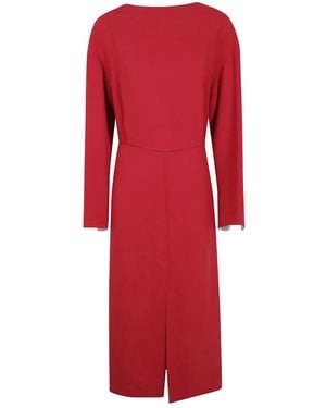 Carven Midi Dresses - Rojo