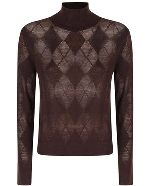 Ballantyne Turtlenecks - Marron