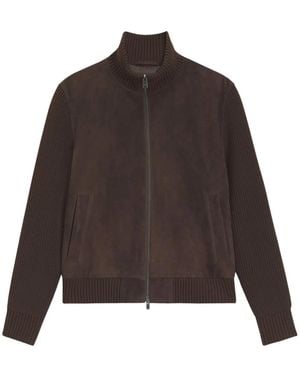 BOSS Leather Jackets - Marrón