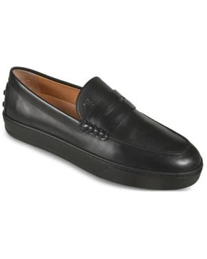 Tod's Slip On Loafer - Zwart