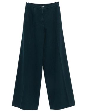 forte_forte Wide Trousers - Blue