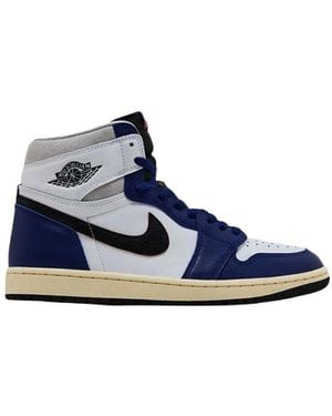 Nike Seltene Luft Hohe Og Retro Sneakers - Blau