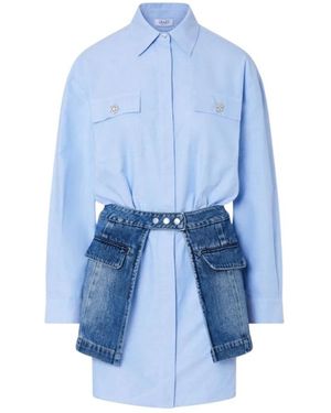 Liu Jo Kleedjes ,Blauw ,Shirt Kleedjes