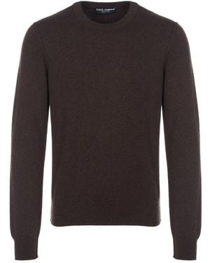 Dolce & Gabbana Klassischer Pullover - Braun