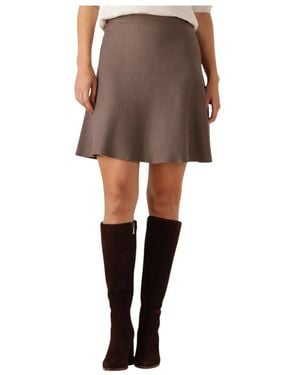 Object Brauner Strick Minirock Für Frauen