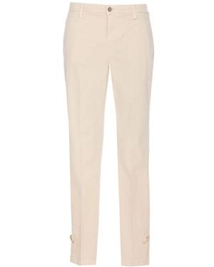 Liu Jo Slim-Fit Pants - Natural