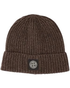 Stone Island Beanies - Marrone