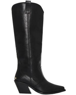 Anine Bing Cowboy Boots - Noir