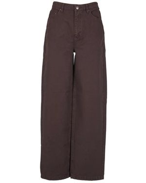 ROTATE BIRGER CHRISTENSEN Wide Trousers - Brown