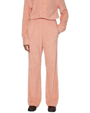 MISBHV Monogram towelling relaxed trousers - Pink