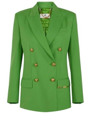 Elisabetta Franchi Blazers - Green