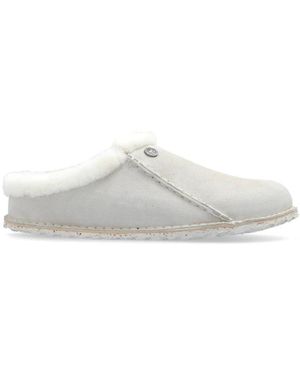 Birkenstock Schoenen ,Leer Zermatt Premium Pantoffels - Wit