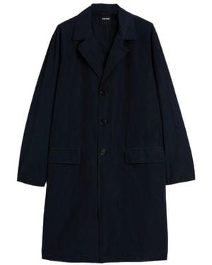 Aspesi Single-Breasted Coats - Blue