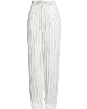 Alysi Wide Trousers - White