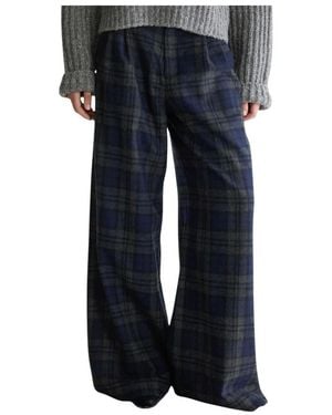 Bellerose Wide Trousers - Blue