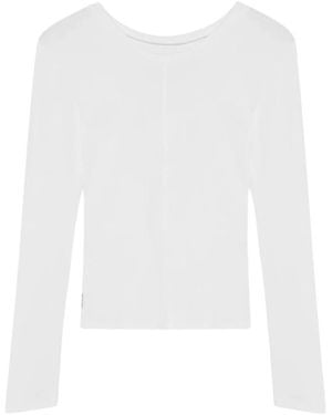 Won Hundred Long Sleeve T-Shirts - White