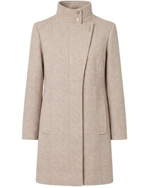 Liu Jo Single-Breasted Coats - Natural