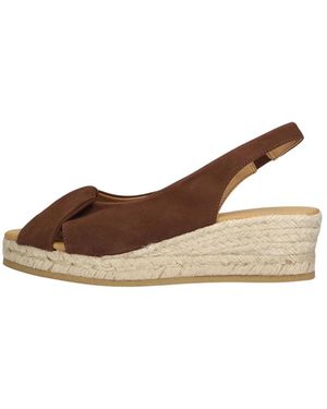 Aiyana Schoenen ,Bruin ,Linnen Wedges
