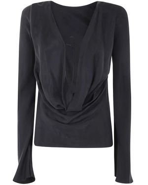 By Malene Birger Long Sleeve Tops - Azul