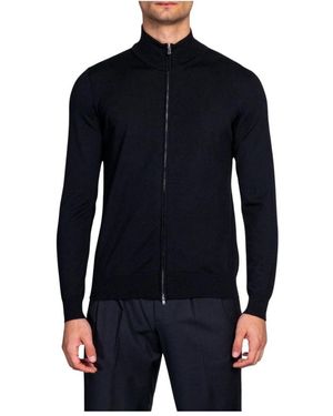 Cor Sine Labe Doli Reißverschluss-Cardigan Und Strickjacken - Blau