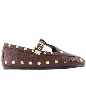 Ganni Ballerina Shoes - Brown