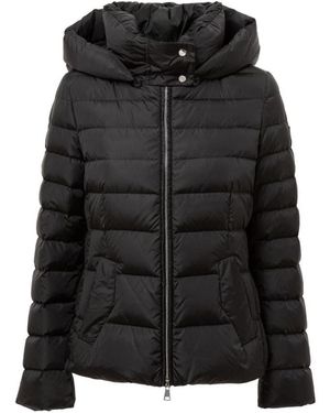 Add Kapuzenjacke Mit Wattierung - Schwarz