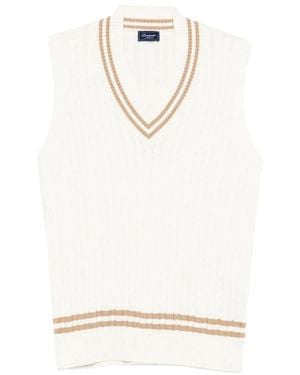 Drumohr Sleeveless Jumpers - White