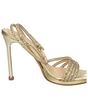 Albano High Heel Sandals - Metallic