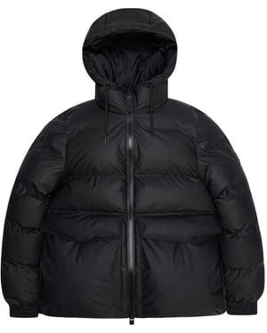 Rains Jassen ,Zwart ,Leer Alta A-Line Puffer W Jacket