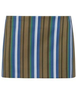 Frankie Shop Rokken ,Veelkleurig ,Katoen Hera Mini Rok - Blauw