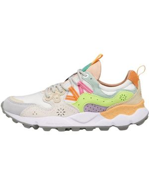 Flower Mountain Sneakers - Blanc