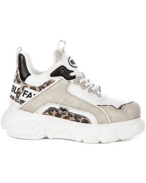 Buffalo Schoenen ,Wit ,Polyester Cld Chai