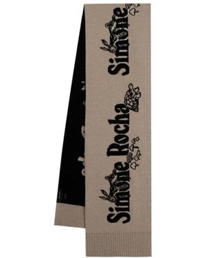 Simone Rocha Winter Scarves - Marron