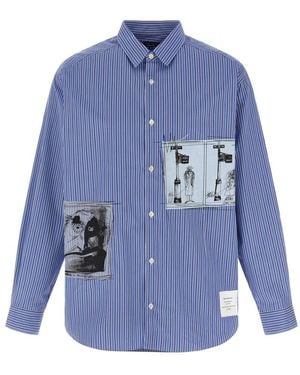 Comme des Garçons Casual Shirts - Blauw