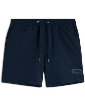 Maison Kitsuné Nylon Badeanzug - Blau