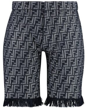 Fendi Denim Shorts - Blue
