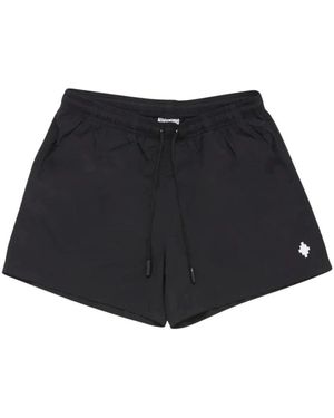 Marcelo Burlon Cross Badeshorts - Schwarz