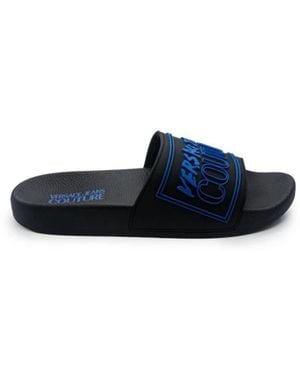 Versace Rubber Slides - Blau
