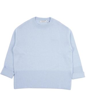 La Fileria Round-Neck Knitwear - Blue