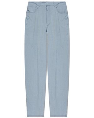 Giorgio Armani Straight Trousers - Blu
